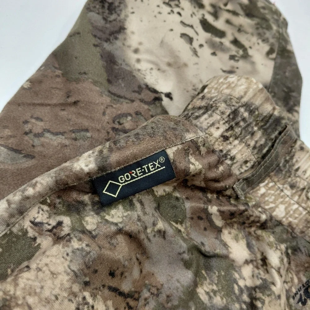 Cabelas Gore-Tex Hunting Pants Mens Medium Camo Waterproof M22PT042/R Camouflage